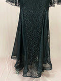 MQTIME  -  Women Long Dress Sexy Flare Sleeve Lace Embroidery Dresses Elegant High Waist Night Vestidos Female Party Evening Maxi Dress