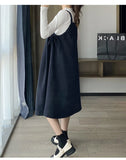 Mqtime 2025 New Year Maternity Dress Red Strap Dress with Bow Plus Size Pregnant Woman Party Dress Sleeveless Pregnancy A-line Dresses