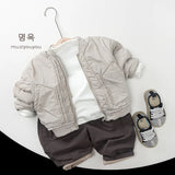  MQTIME  -  Winter New Children Cotton Padded Jacket Baby Long Sleeve Warm Coat Baby Plus Velvet Thick Jacket Kids Casual Clothes