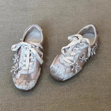  MQTIME  -  Retro Style Women's Casual Shoes Increased Height Malcolm Deqin Spring New Arrival Comfortable Breathable Mesh Lined Rubber Sole
