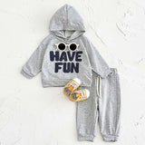 MQTIME  -   New Spring Baby Clothes Set Cute Letter Thin Style Kids Hoodie Suit Infant Girls Loose Leisure Outwear 2PCS