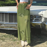  MQTIME  -  Cross-border autumn new products AliExpress, hot-selling temperament slim-fitting embroidery European skirt women cw19859