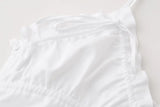 MQTIME  -  Ruched Shirring Mini Dresses Women Summer V Neck Sleeveless Backless Sexy Slim Robes Chic Lady Elegant Evening Party Short Dress