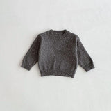 MQTIME  -  Autumn New Girls Long Sleeve Casual Sweater Cotton Baby Cotton Knit Pullover Children Colored Dots Sweater Kids Clothes