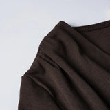 MQTIME  -  Y2K Grunge Solid Long Sleeve Fake Two T-shirts Vintage Fashion Beads Halter Pullover Tops 90s Women Basic Street T-shirt