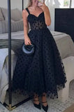 MQTIME  -  Women Gauze Style Slim Fit Date Party Dress Summer Sexy Off Shoulder V Neck Dress Femme Solid Sleeveless Spaghetti Strap Dress