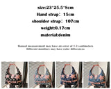 MQTIME  -  American Retro Buckle Cowboy Pentagram Punk Shoulder Bags Crossbody Bag Large Capacity Storage Bags Wallet Woman Bag