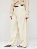 MQTIME  -  Loose Suit Pants Wide Leg Pants Autumn and Winter New Low-rise Straight Pants Elegant Commuting Trousers for Women