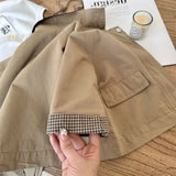 MQTIME  -  Kids Windbreaker New Spring Autumn Fashion Korean Casual Baggy Simple Style