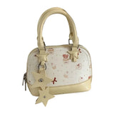  MQTIME  -  Fashion Cute Yellow Star PU Leather Kawaii Crossbody Bag Single Storage Bags Woman Bag Storage Bags Purses Handbags