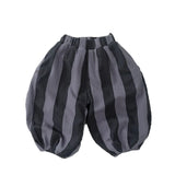  MQTIME  -  New Children Warm Fleece Pants Boys Girls Striped Casual Pants Baby Plus Velvet Thick Trousers Kids Harem Pants
