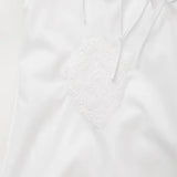MQTIME  -  White Embroidery Straight Fashion Short Dress 2025 New Hollow Out Lace-ups Sleeveless Women Dress Streetwear Female Clothing