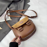 MQTIME  -  Autumn High Quality Maillard Brown PU Suede Crossbody Bags Shoulder Bag Phone Wallet Storage Bags Women's Bag Purse