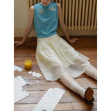 MQTIME  -  spring and summer sweet beautiful women's college style skirt