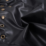  MQTIME  -  Y2k Streetwear Rivet Halter Backless V Neck Sleeveless Fashion Zipper Solid All Match Tanks