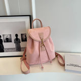 MQTIME  -  High-End Ladies Large Capaci Bapa Faionable Student Bookbag Waterproof PU Leather Casual Travel Bag with Double Straps
