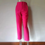 MQTIME  -  New Women Casual Pants High Waist Slim-fit Basic Pants Popular Hot Sale Plaid Color Straight Style Daily Trousers