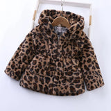 MQTIME  -  New autumn and winter 2-8 year old baby coat thickened warm plush outdoor hooded pure cotton girls coat