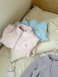  MQTIME  -  Winter New Children Fleece Coat For Boys Girls Long Sleeve Warm Jacket Baby Letter Embroidery Windproof Tops Kids Clothes