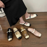 Mqtime Mixed Color Women Slippers Summer Outside Slides Casual Dress Shoes Flat Low Heels