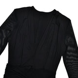 MQTIME  -  Sexy See Through Deep V-neck Women Jumpsuit Black Long Sleeve High Waist Jumpsuit Autumn Slim Elegant Party Clubwear