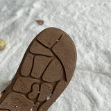  MQTIME  -  Sweet Lace Decoration Furry Suede Snow Boots Women Winter Thick Bottom Fluffy Fur Ankle Boots Warm Plush Designer Shoes