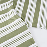  MQTIME  -  Striped Polo Neck T-Shirt Fashion Top Women's Spring/Summer 2026 New