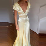 MQTIME  -  Spring/Summer New Product Fashionable Ruffle Edge Party Dress Elegant Lady Style Casual Comfortable Dress