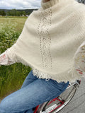 MQTIME  -  Women's Bohemian Tassel Turtleneck Pullover Sweater Hollow Out Crochet Loose Knit Poncho Cape Chic Casual Winter Fall Ladies Top