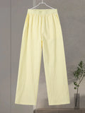 MQTIME  -  Tube Top Pant Women's Set Backless Off Shoulder Pleated Blouse High Waist Wide Leg Pants Lady Suit 2025 Summer Female Streetwear