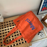 MQTIME  -  Large Capaci Canvas oulder Bag Women's Tote Handbag Eco-friendly op Bag Artistic Sle Casual Soft Bapa