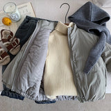 MQTIME  -  Toddler Boys Parkas Stand Collar Kids Baby Boys Thicken Warm Bread Jacket Versatile Infant Boys Cotton Outerwear Coat+Hat