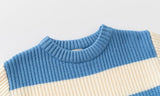 MQTIME  -   Boys Striped Sweaters Autumn Kids Loose Pullover Fashion Jumper New Children Warm Bottoming Teen Knitted Clothes