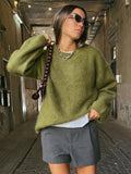  MQTIME  -  New Hooded Pockets Sweater For Women Elegant Long Sleeve Knitted Pullovers 2026 Autumn Cozy Casual Lady Jumper Street Chic Tops