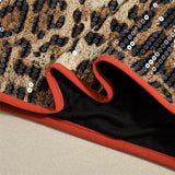 MQTIME  -  Popular Leopard Sequins Sexy Mini Skirts Women Y2K Skinny Tight Wild Hottie Streetwear Stretch Midnight Clubwear Short Bottom