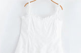 MQTIME  -  Summer New Fashion Versatile Women Strap Dress Simple Solid Color Female Slimming Dresses
