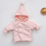 MQTIME  -  Winter Infant Baby Girls Thicken Warm Jacket Coat Newborn Baby Girls Plush Cardigan Coat Children Thicken Warm Clothes