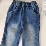 MQTIME  -  Kids Jeans Autumn Spring Girls Denim Pants Fall Princess Kids Baby Trousers 2 3 4 5 6 7Yrs