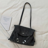 MQTIME  -  Women Vintage Small Denim Crossbody Bag Flap Casual Shoulder Messenger Bags New Fashion Female Handbags and Purses