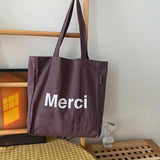 MQTIME  -  Large Capaci Canvas oulder Bag Women's Tote Handbag Eco-friendly op Bag Artistic Sle Casual Soft Bapa