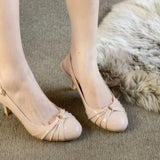 MQTIME  -  Classic Women Shoes Fashion Round Head High Heeled Sandals for Woman Exquisite Model Casual Shoes Designer Shoes Sandalias Mujer