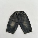  MQTIME  -  Autumn New Children Denim Trousers Fashion Girls Casual Pants Boys Vintage Versatile Jeans Kids Harem Pants Baby Clothes