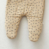 MQTIME  -  New Winter Toddler Baby Girl Thicken Warm Romper Long Sleeved Hooded Print Baby Jumpsuit Children Thicken Warm Clothes