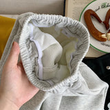  MQTIME  -  Girls Fleece Pant Solid Color Plus Kids Baby Boys Jogger Pant New Winter Casual Elastic Waist Toddler Boys Sport Pant