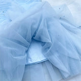 MQTIME  -  Baby Girl Princess Pearl Strap Layered Tutu Dress Child Vintage Vestido Party Wedding Pageant Birthday Baby Clothes 1-10Y