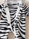 MQTIME  -  Adorable Toddler Hooded  Stylish Halloween Tiger Outfit Cozy Long Sleeve Playsuit Costume for Babies