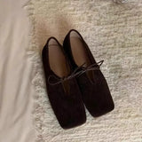 MQTIME  -  NEW Women Mary Jane Shoes Fashion Shallow Butterfly-knot Flats Retro Style Ladies Comfort Soft Sole Ballerina Shoes Footwear