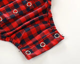 MQTIME  -  2Piece Fall Toddler Boy Outfits Newborn Clothes 0 3 Months Korean Fashion Plaid Long Sleeve Bodysuit+Jeans Baby Clothing BC1636