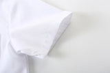 MQTIME  -  4Piece Summer Kids Clothes Boys Korean Fashion Gentleman Cotton Short Sleeve Baby Tops+Shorts+Tie+Straps Children's Sets B012