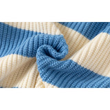 MQTIME  -   Boys Striped Sweaters Autumn Kids Loose Pullover Fashion Jumper New Children Warm Bottoming Teen Knitted Clothes